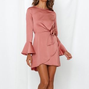 dress from hello molly in midnight blue